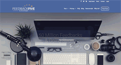 Desktop Screenshot of feedbackfive.com